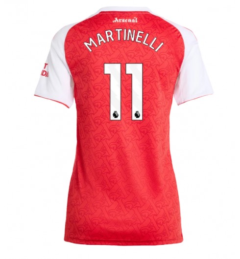 Ženske Nogometnih dresov Arsenal Gabriel Martinelli #11 Domači 2025-26 Kratki rokavi Ženske Nogometnih dresov Arsenal Gabriel Martinelli #11 Domači 2025-26 Kratki rokavi